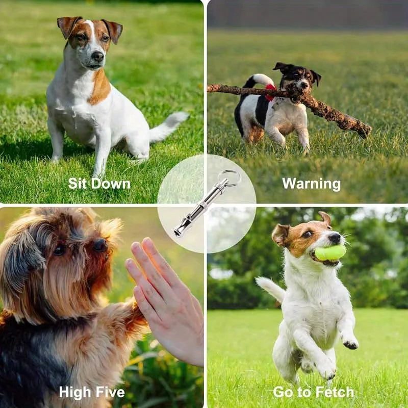 Adjustable Dog Whistle for Bark Control with Keychain - Smarsty