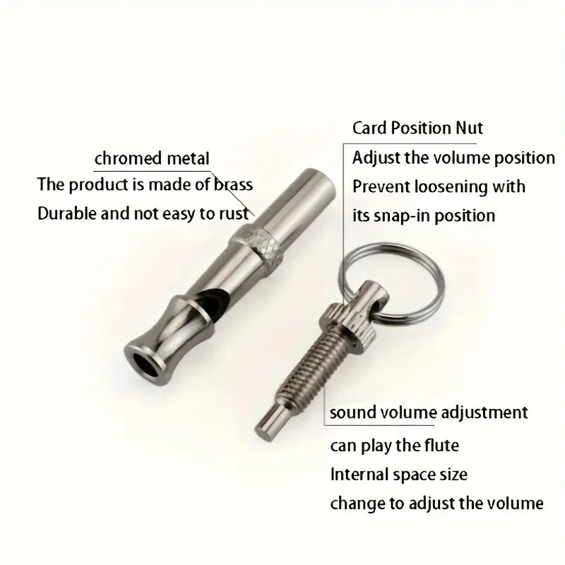Adjustable Dog Whistle for Bark Control with Keychain - Smarsty