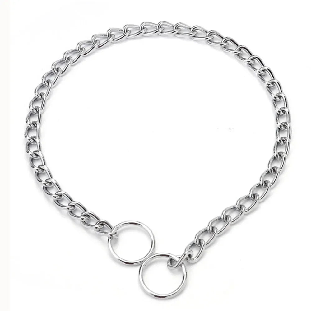 Stainless Steel Adjustable Dog Choke Collar for Training - Smarsty