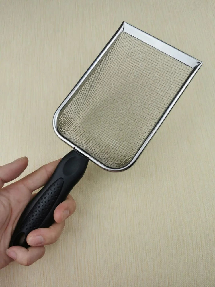 Stainless Steel Cat Litter Scoop with Plastic Handle - Smarsty