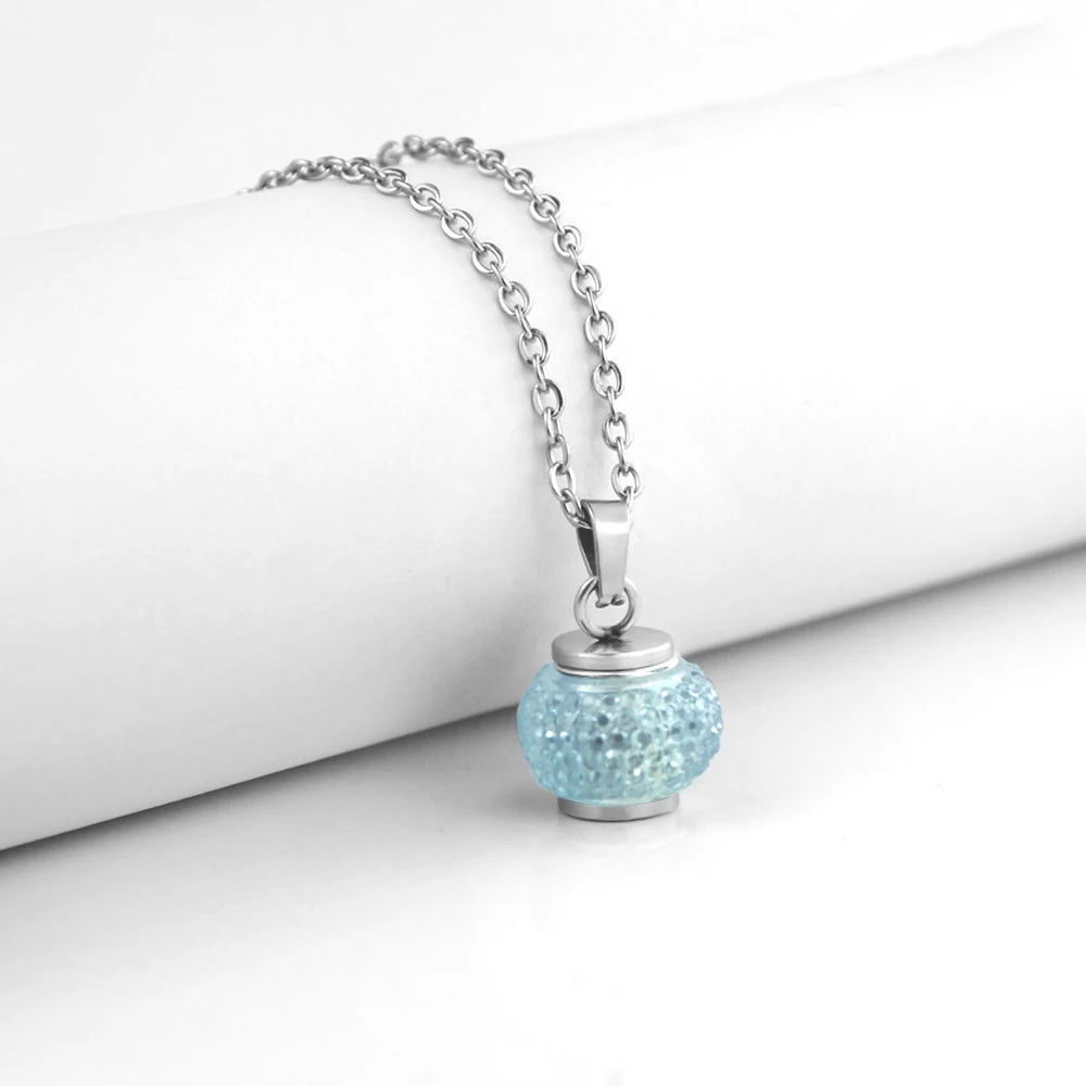 Cremation Jewelry Urn Necklace for Ashes Keepsake - Smarsty