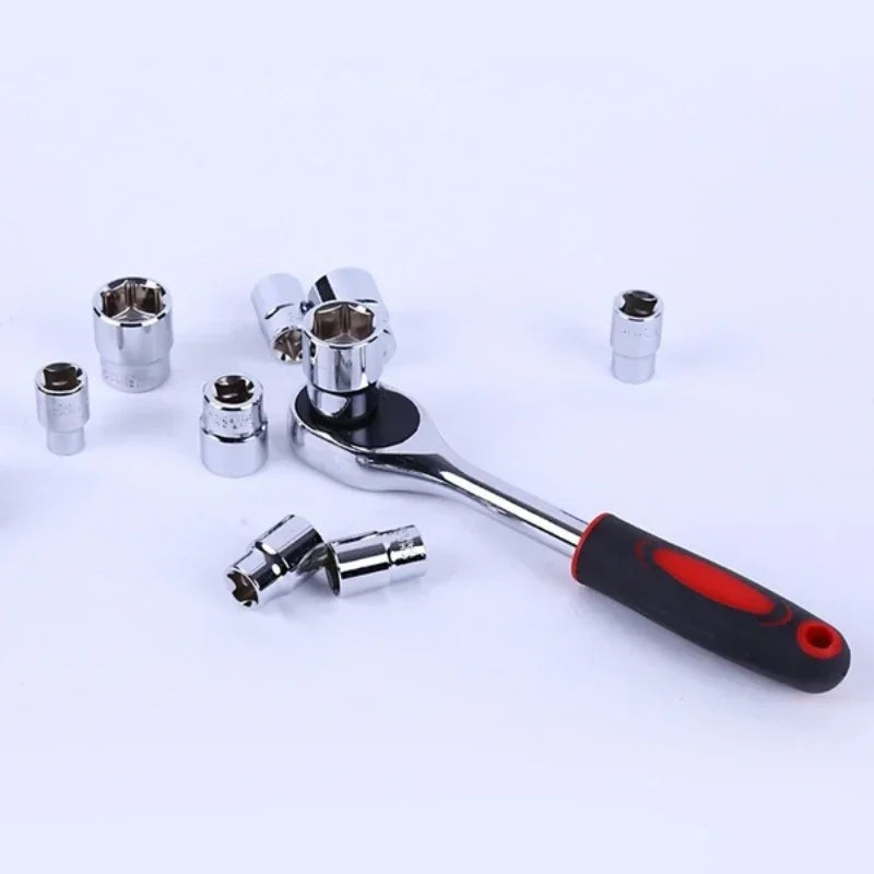 Durable 1/4 Inch Ratchet Socket Wrench Set - Smarsty