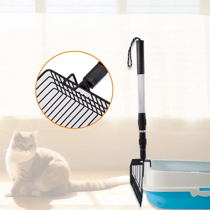 Retractable Chicken Coop Rake with Ergonomic Handle - Smarsty