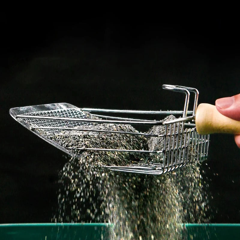 Stainless Steel Cat Litter Scoop With Ergonomic Handle - Smarsty