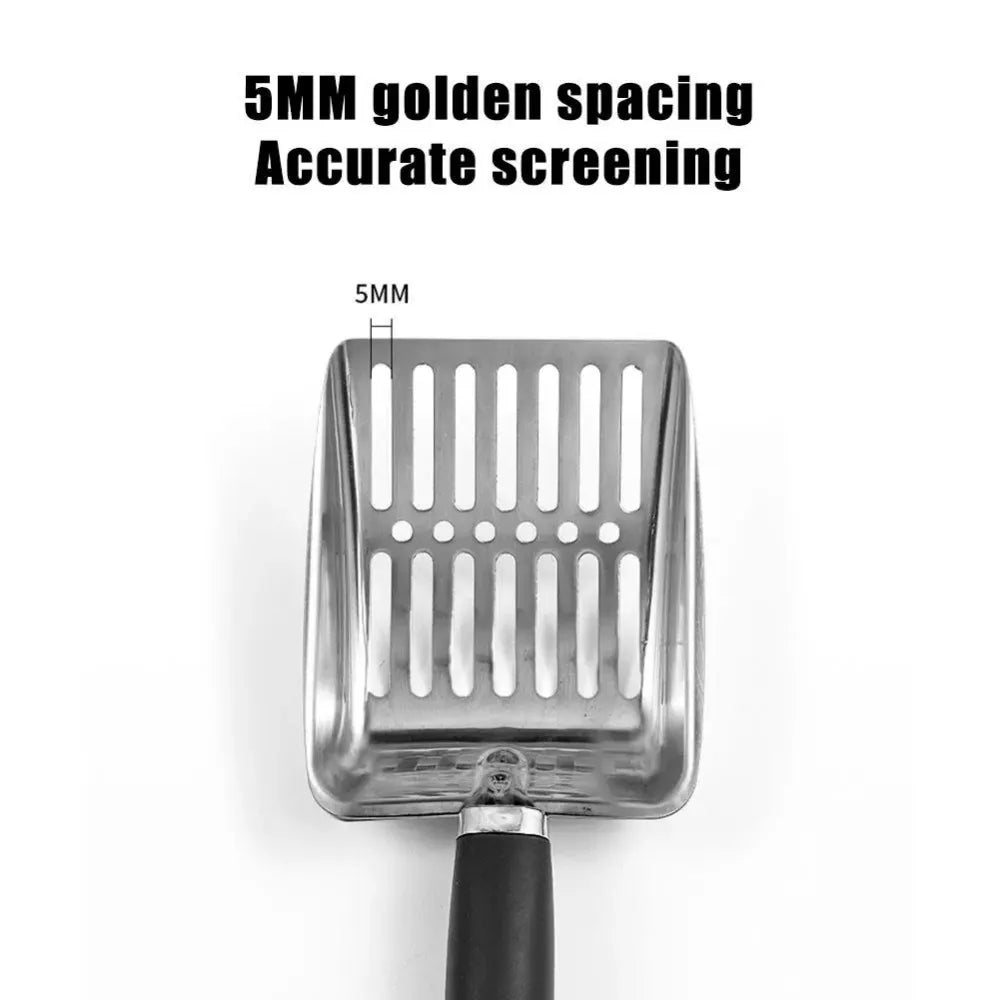 Stainless Steel Cat Litter Scoop with Long Handle - Smarsty