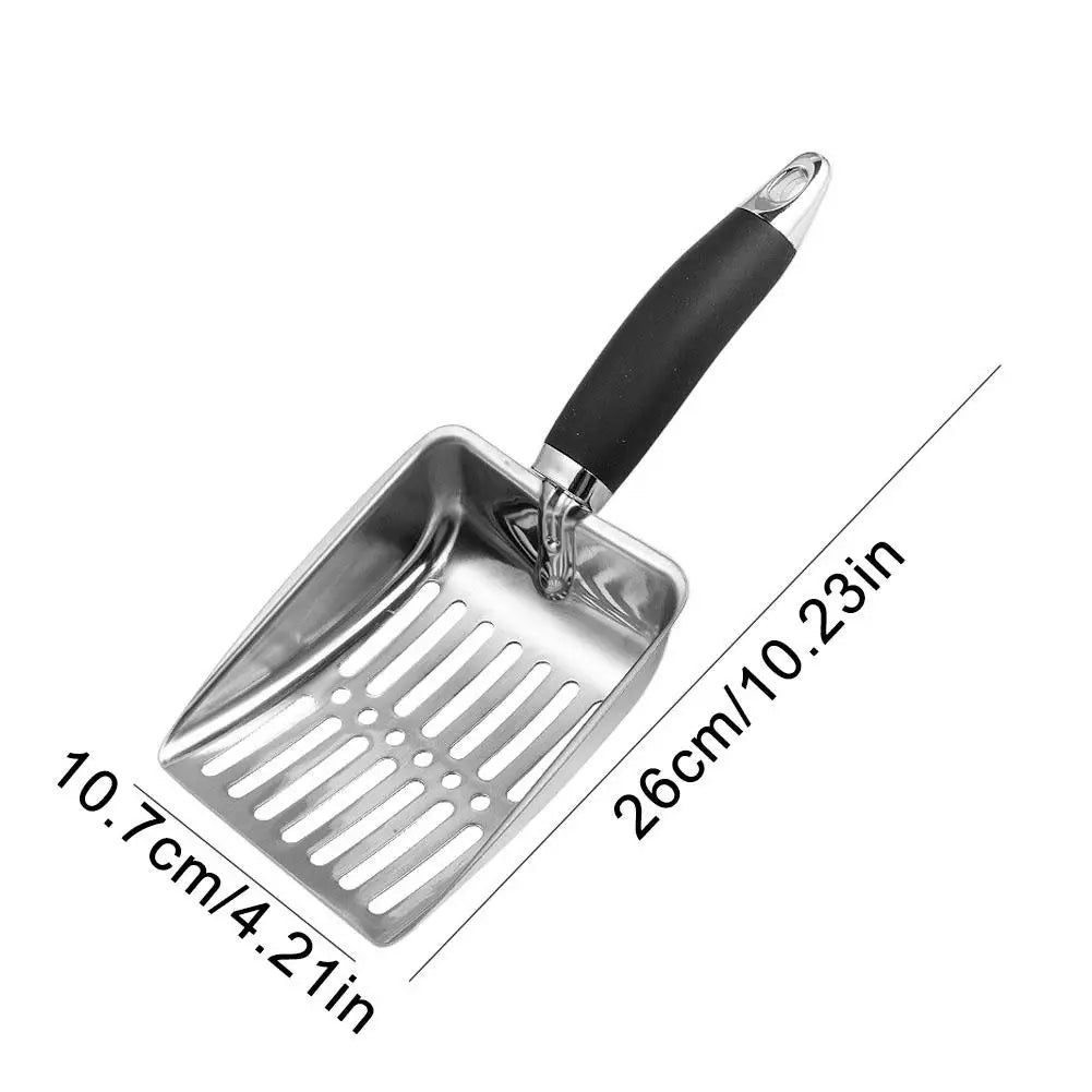 Stainless Steel Cat Litter Scoop with Long Handle - Smarsty