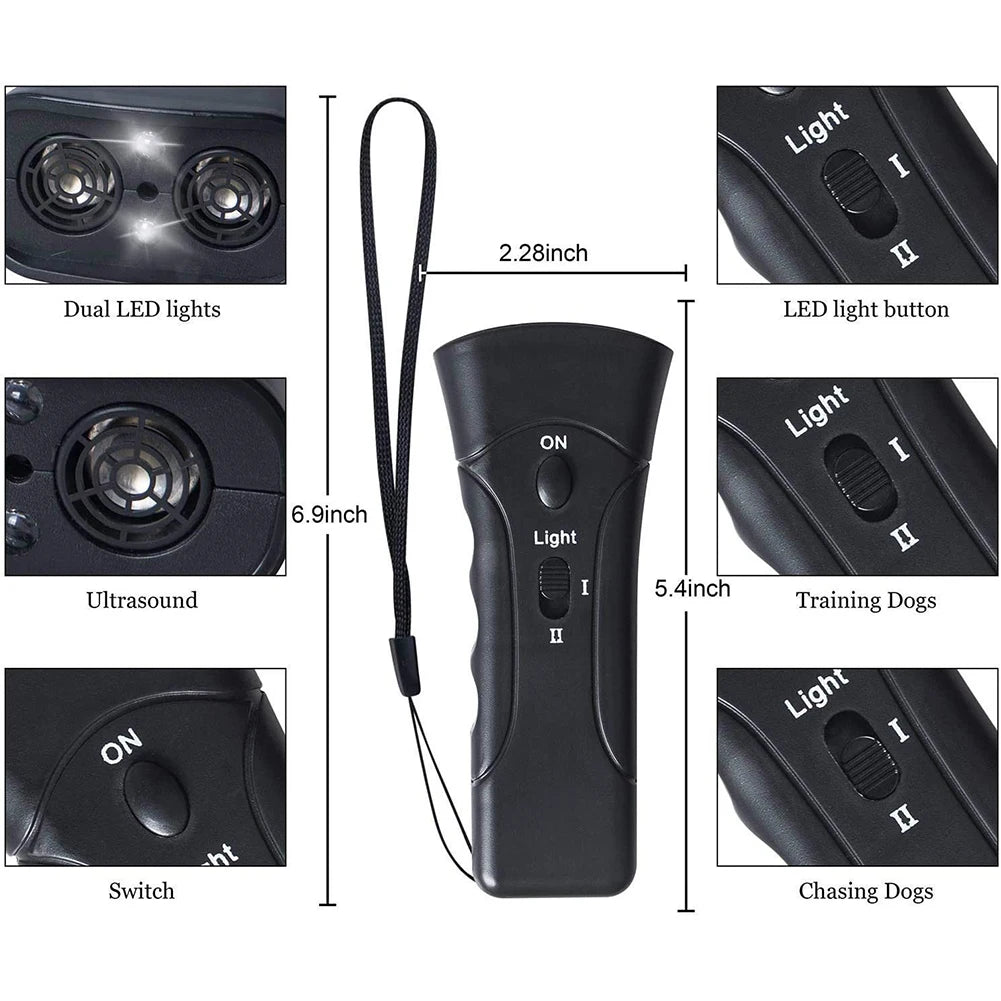 Ultrasonic Dog Bark Control Device for Effective Training - Smarsty