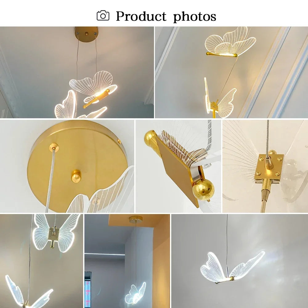 Modern LED Butterfly Pendant Light for Stylish Home Decor - Smarsty