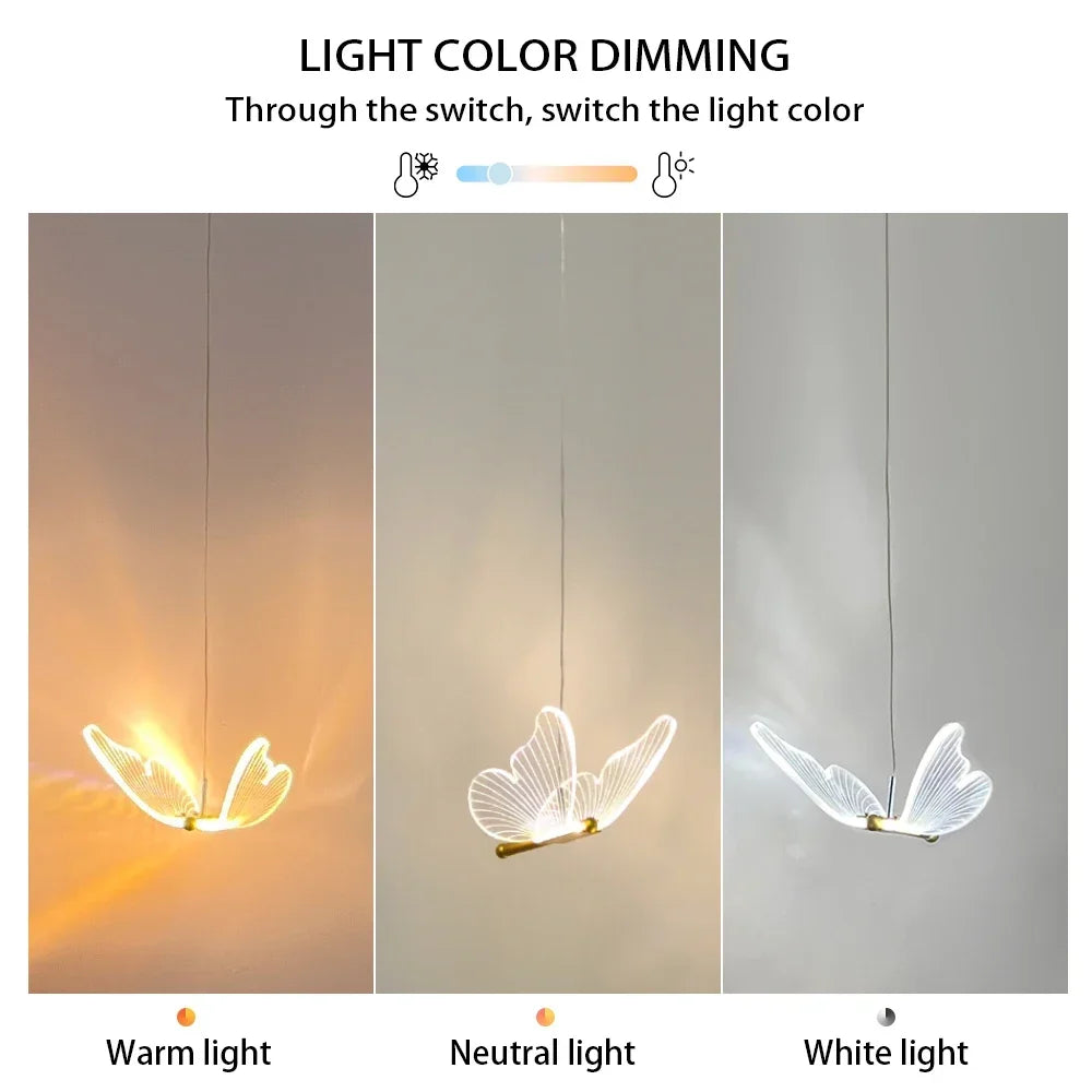 Modern LED Butterfly Pendant Light for Stylish Home Decor - Smarsty