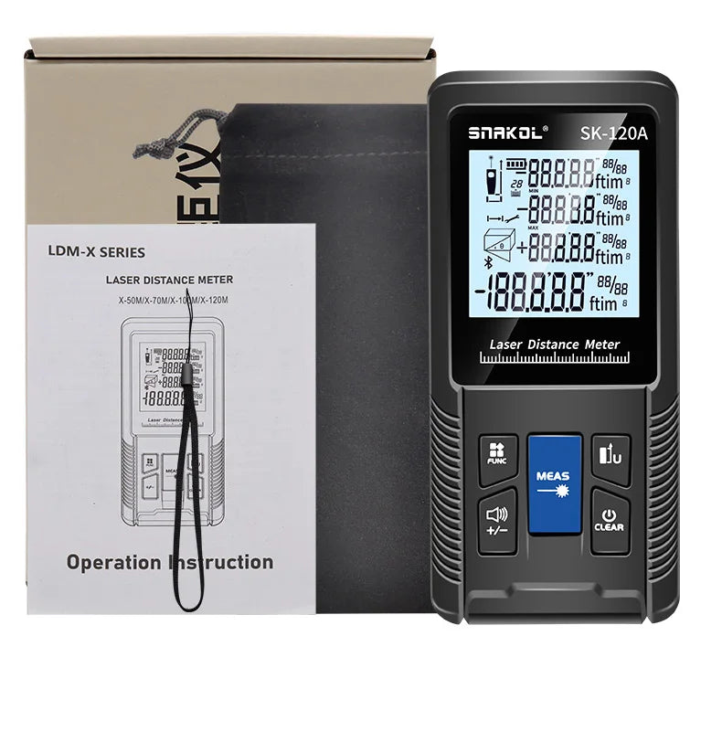 Snakol Laser Distance Meter with Rechargeable Battery - Smarsty
