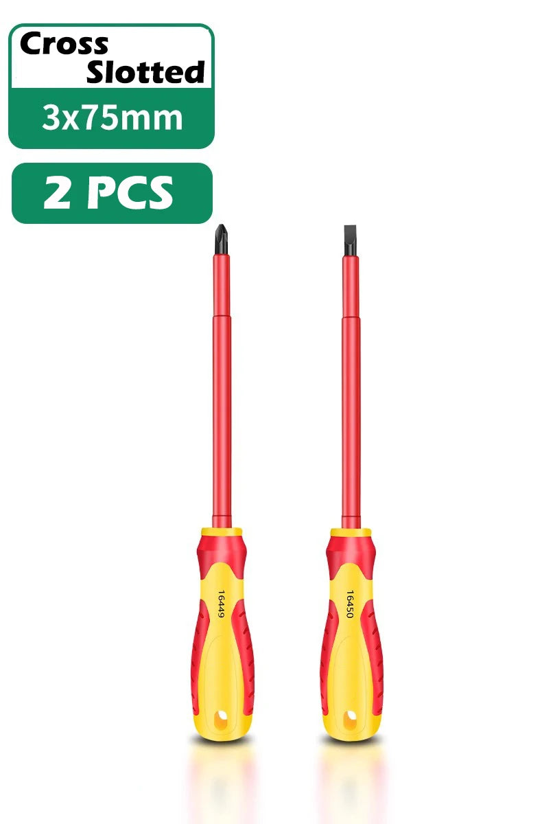Insulated Screwdriver Set for Safe Electrical Work - Smarsty
