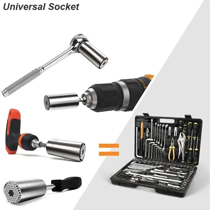 Universal Socket Wrench Set for Easy Home Repairs - Smarsty