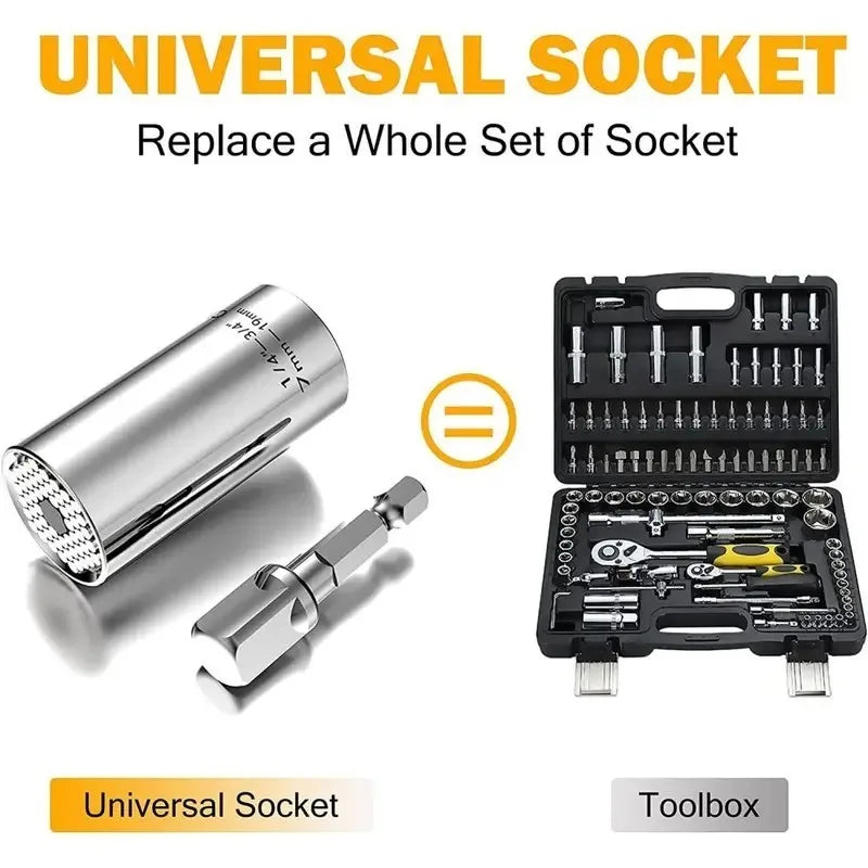 Universal Socket Wrench Set for Easy Home Repairs - Smarsty