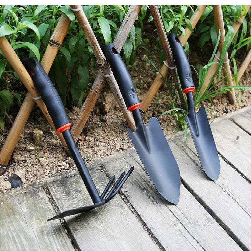 Dual-Purpose Garden Hoe with Five Teeth Rake - Smarsty