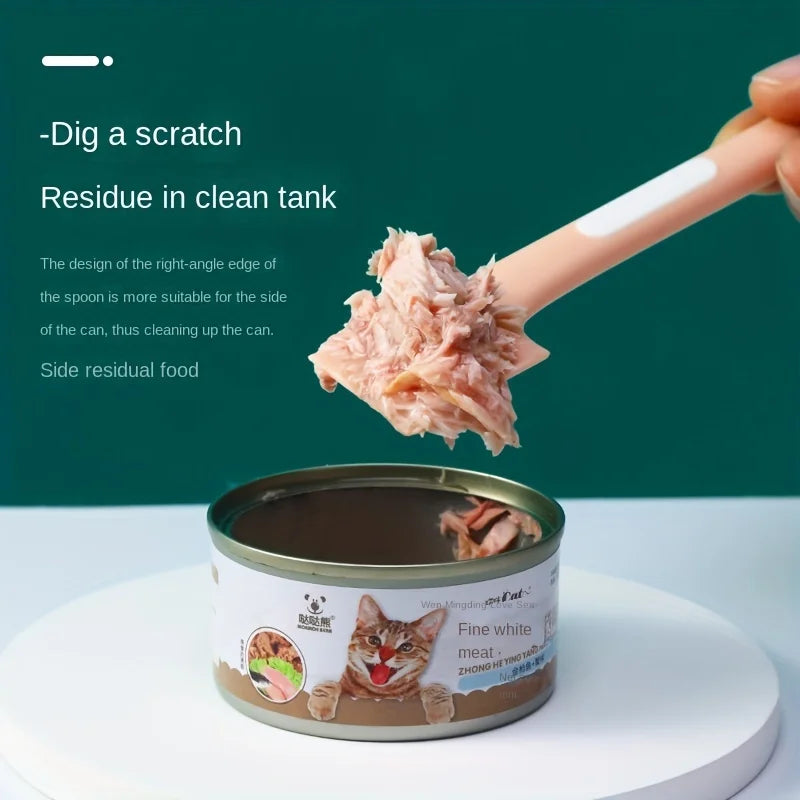 Long Handle Cat and Dog Canned Food Spoon - Smarsty