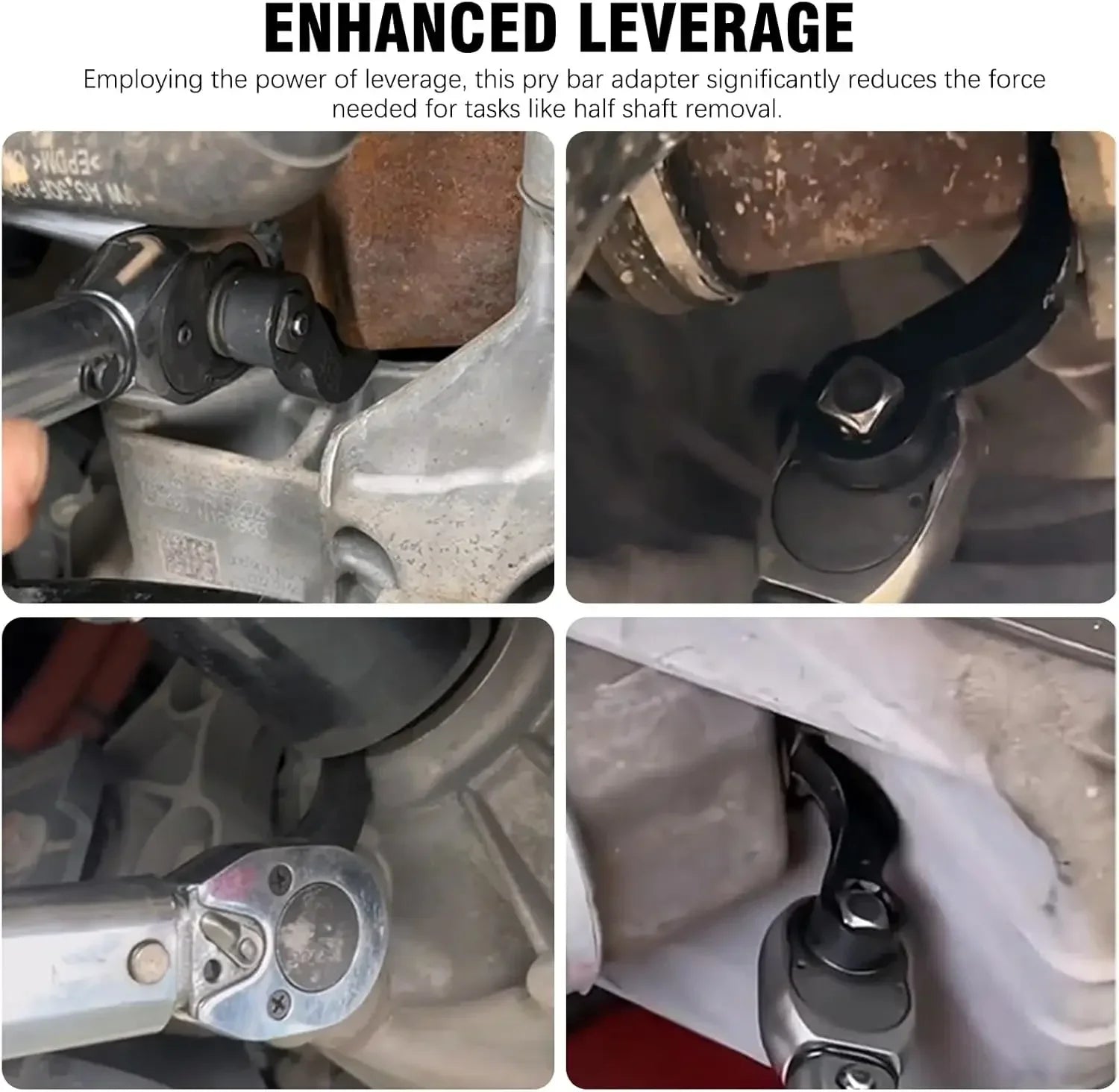 1/2 Inch Ratchet Crowbar Adapter for Car Repairs - Smarsty