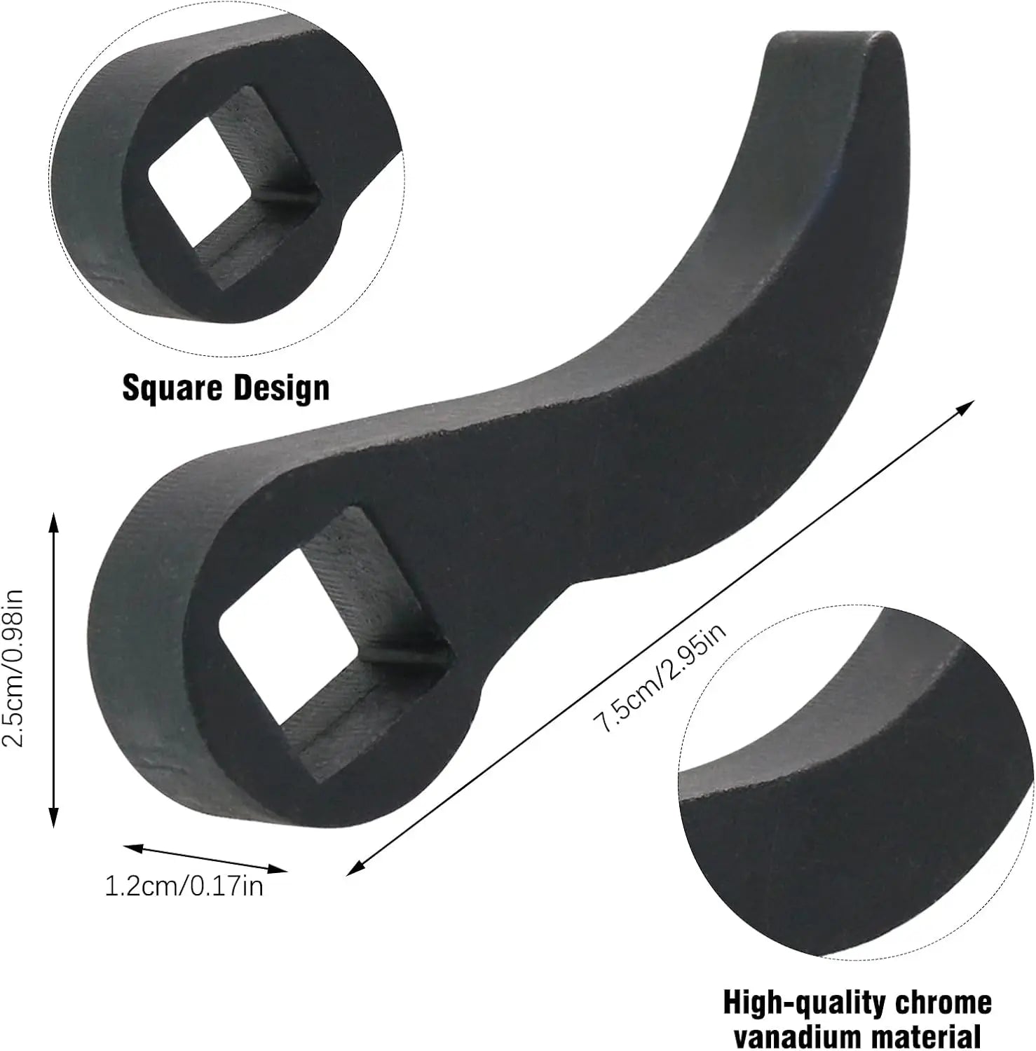 1/2 Inch Ratchet Crowbar Adapter for Car Repairs - Smarsty