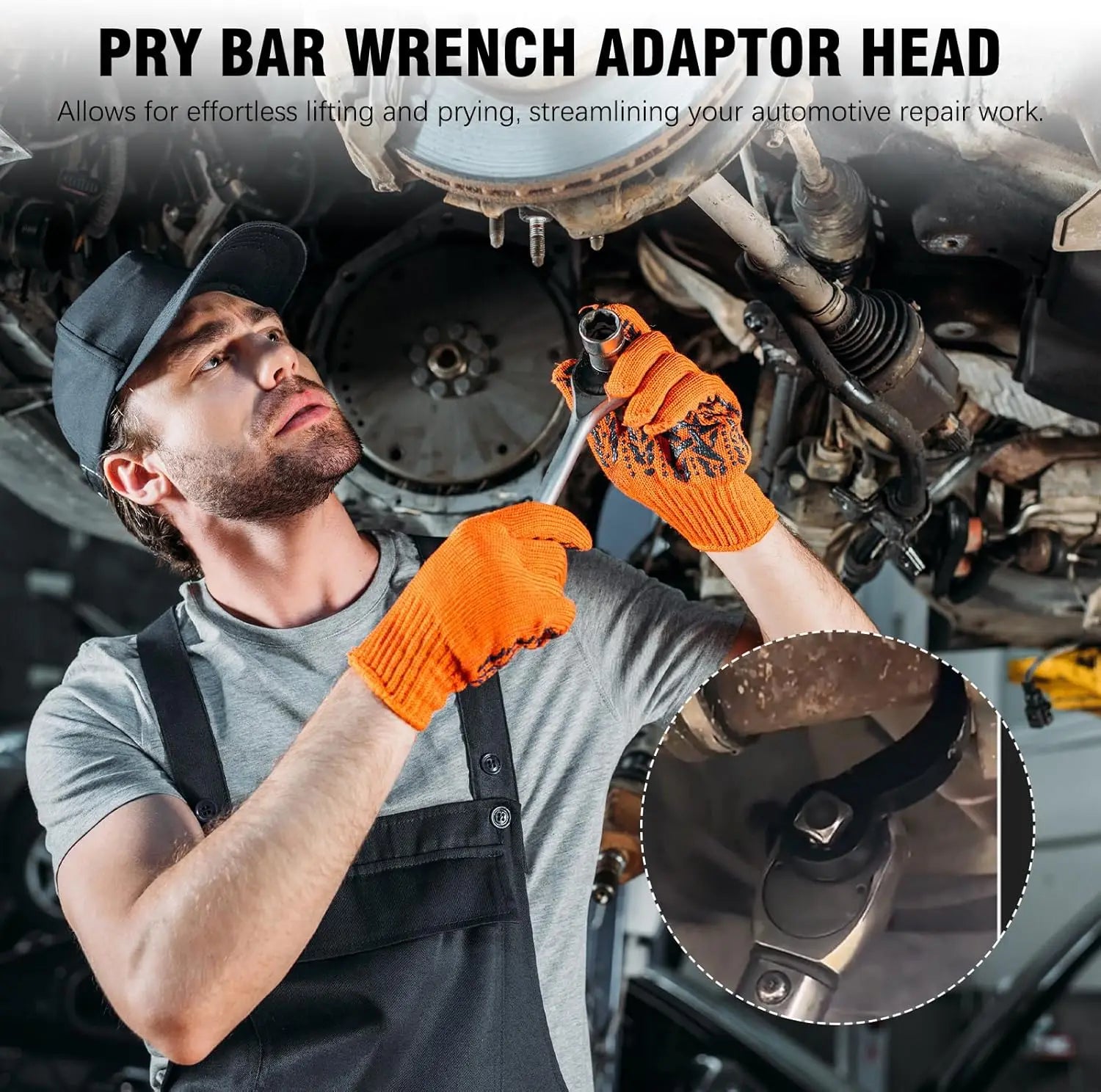 1/2 Inch Ratchet Crowbar Adapter for Car Repairs - Smarsty