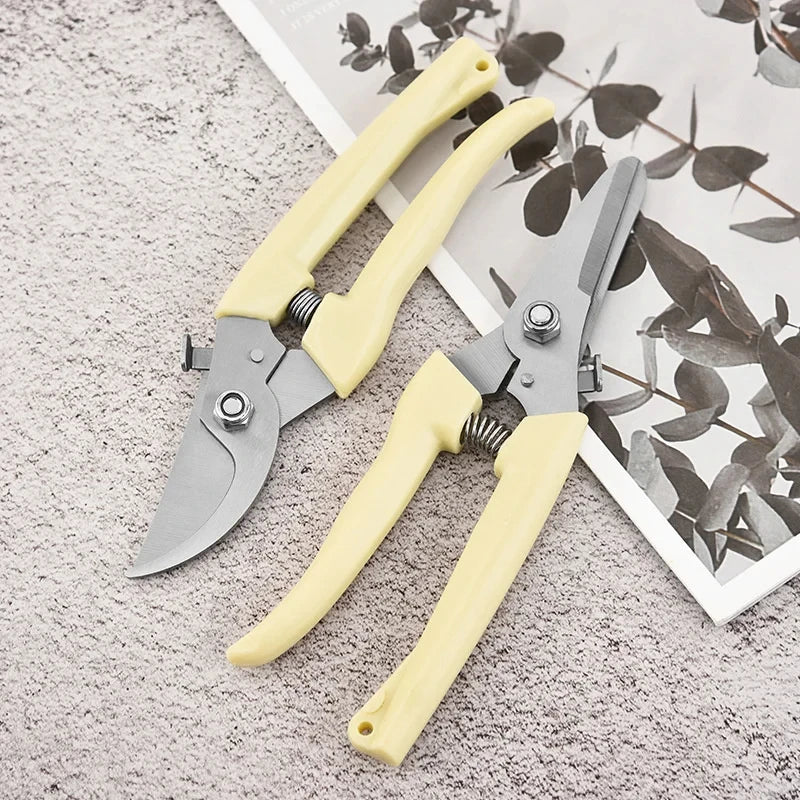 Stainless Steel Pruning Scissors for Effortless Garden Cutting - Smarsty