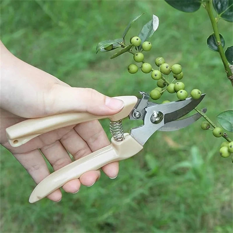 Stainless Steel Pruning Scissors for Effortless Garden Cutting - Smarsty