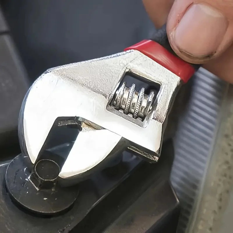 Heavy-Duty Adjustable Wrench for Automotive and Bathroom Repairs - Smarsty