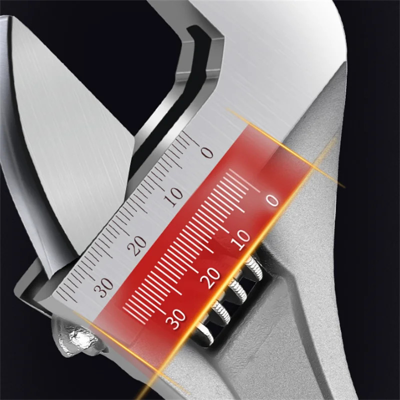 Heavy-Duty Adjustable Wrench for Automotive and Bathroom Repairs - Smarsty