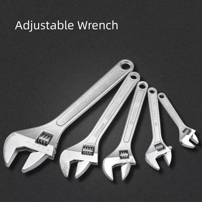 Heavy-Duty Adjustable Wrench for Automotive and Bathroom Repairs - Smarsty