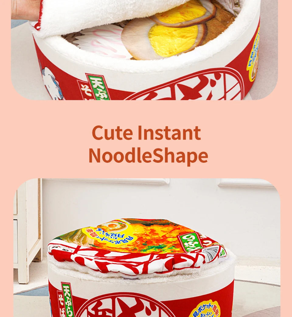 Cozy Instant Noodle Pet Bed for Dogs and Cats - Smarsty