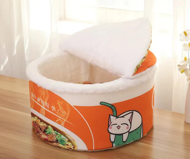 Cozy Instant Noodle Pet Bed for Dogs and Cats - Smarsty