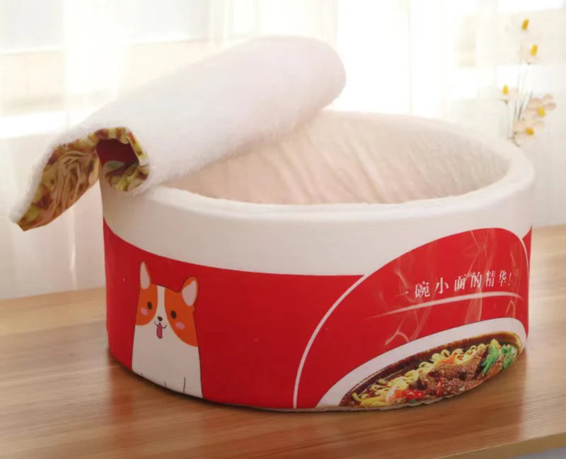Cozy Instant Noodle Pet Bed for Dogs and Cats - Smarsty