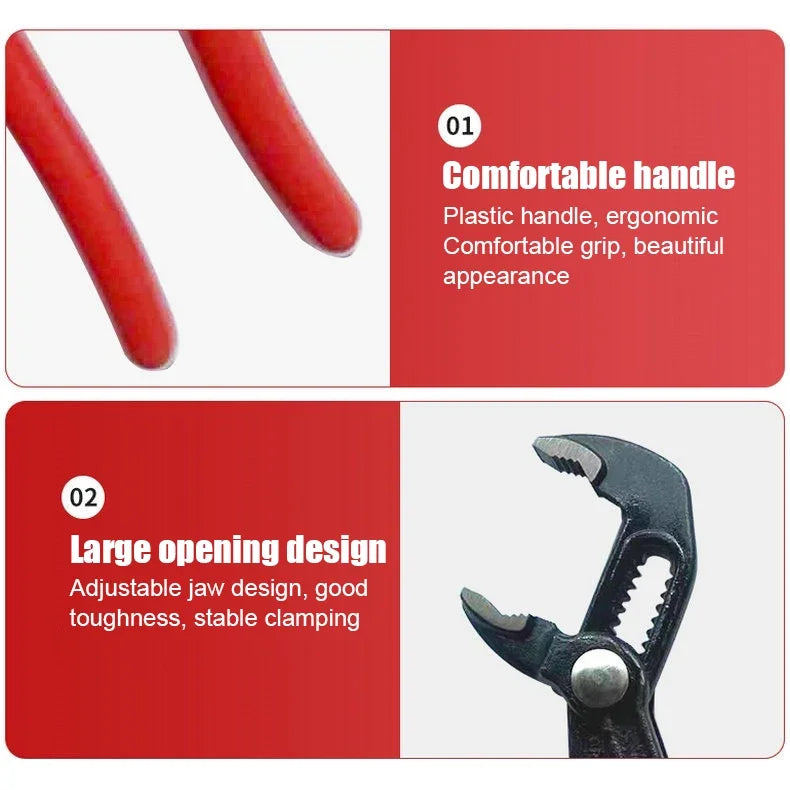 Adjustable Water Pump Pliers for Quick Plumbing Solutions - Smarsty