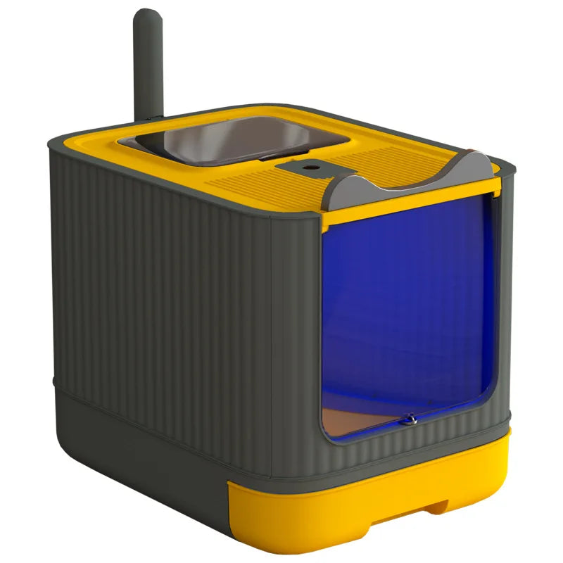 Pet UV Cat Litter Box With Disinfecting Feature - Smarsty