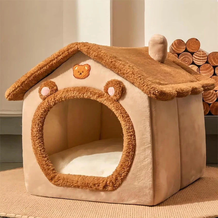 Foldable Washable Pet House for Small Cats and Dogs - Smarsty