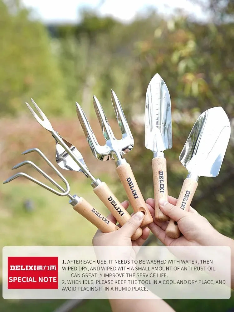 Garden Shovel Rake Spade Set for Easy Planting - Smarsty