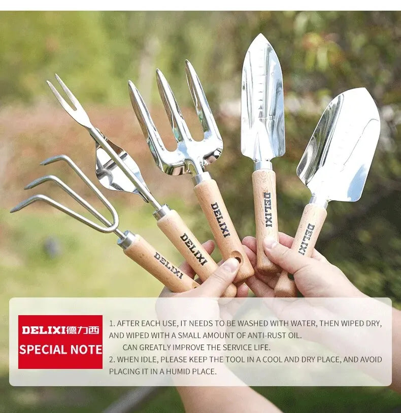 Garden Shovel Rake Spade Set for Easy Planting - Smarsty