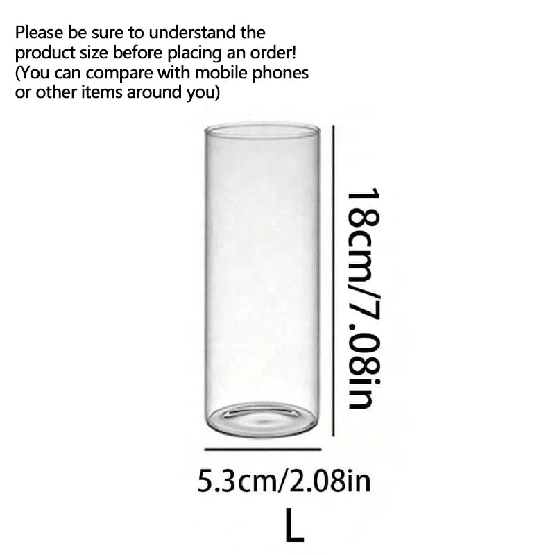 Clear Cylinder Glass Candle Holder for Elegant Weddings - Smarsty