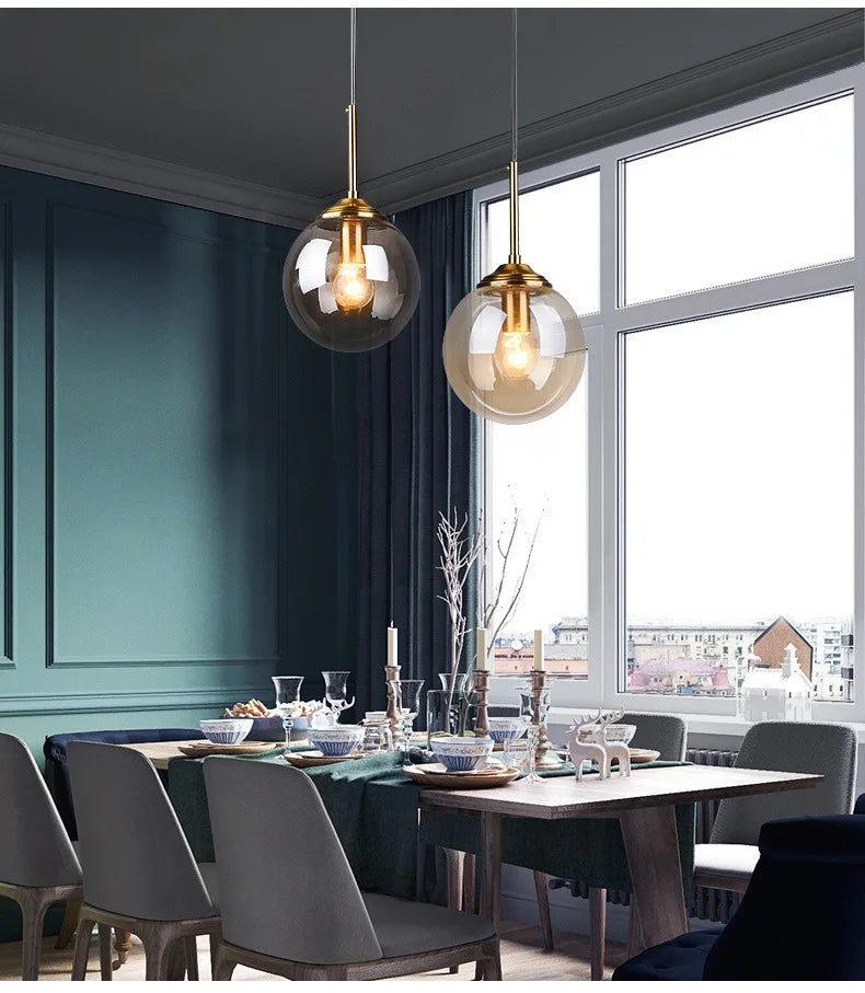 Modern Luxury LED Glass Pendant Lamp for Stylish Spaces - Smarsty