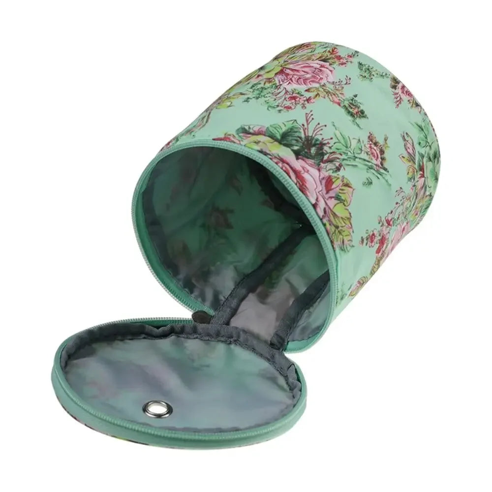 Cylindrical Yarn Storage Bag for Knitting and Crochet - Smarsty