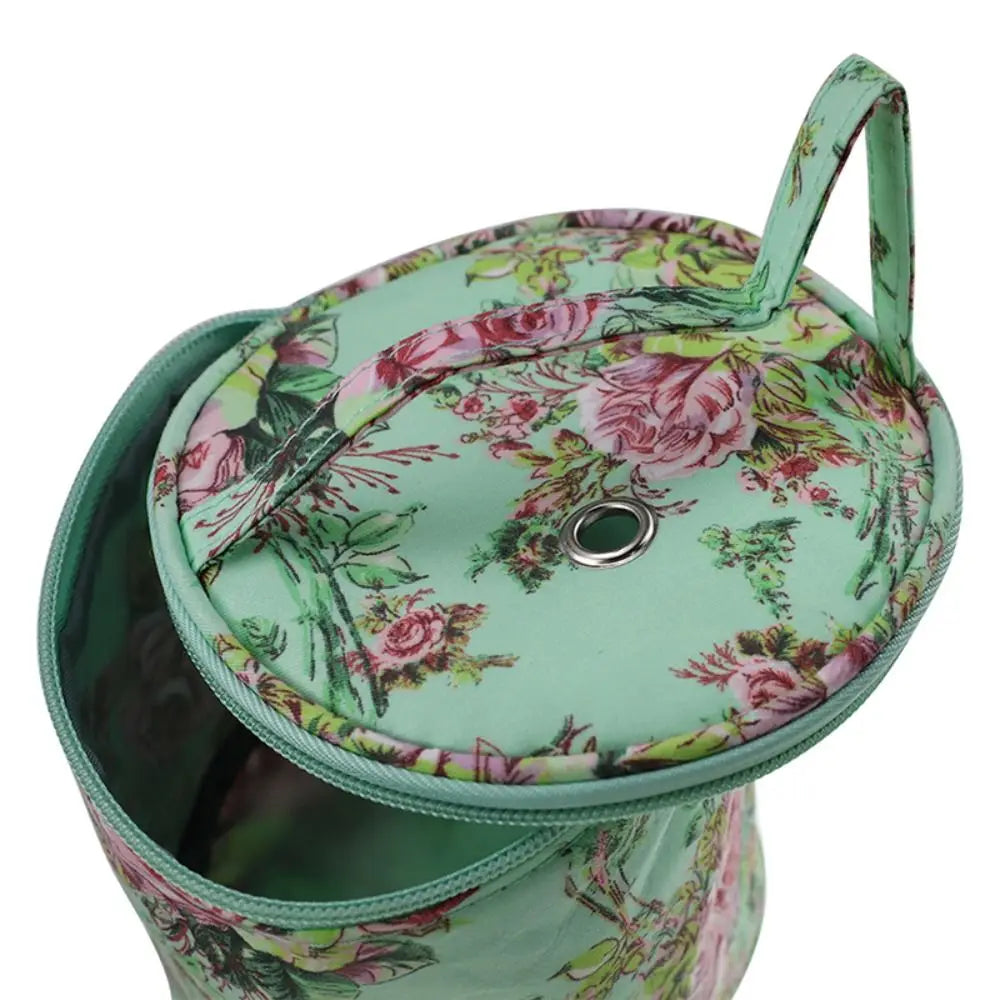 Cylindrical Yarn Storage Bag for Knitting and Crochet - Smarsty