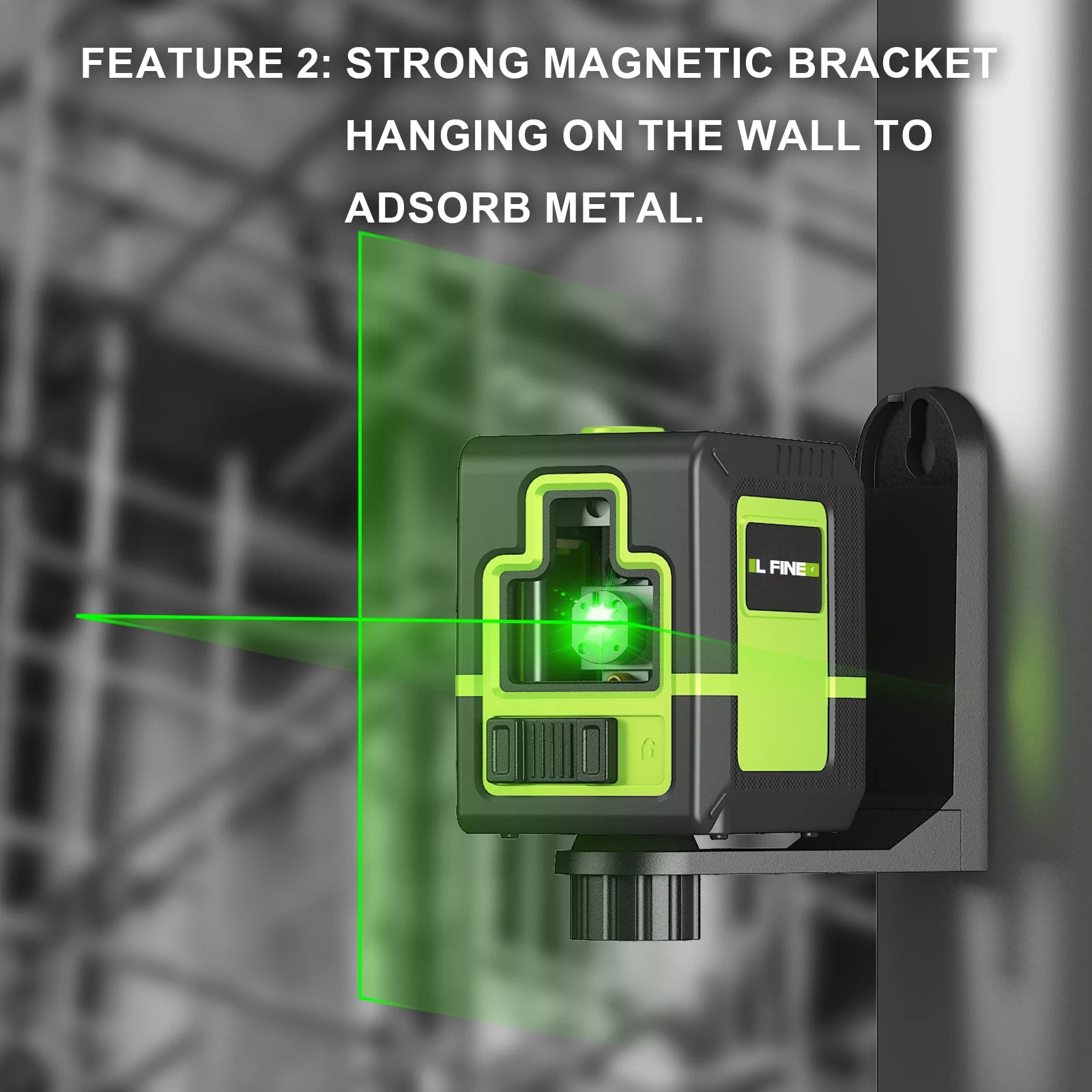 Lfine Green Laser Level with 360 Degree Self-Leveling - Smarsty