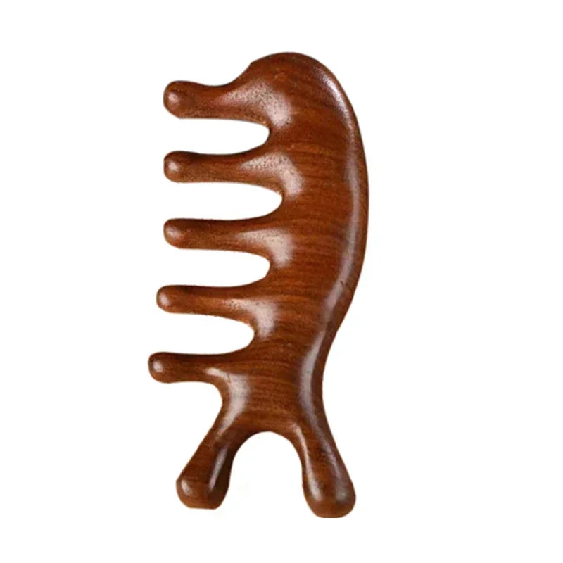 Sandalwood Massage Comb for Relaxation and Scalp Relief - Smarsty
