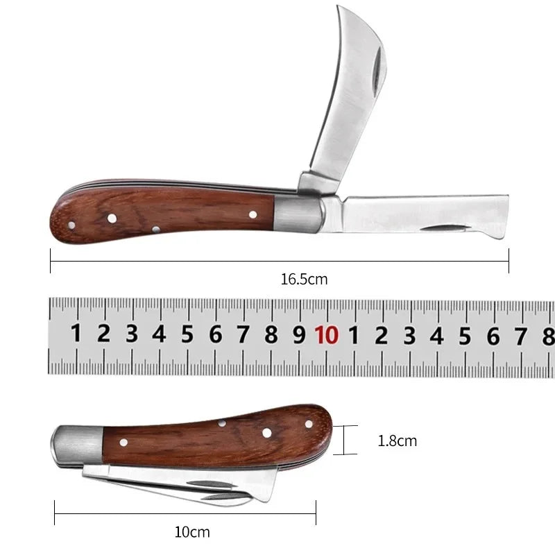 Folding Grafting Knife for Professional Gardeners Efficiency - Smarsty