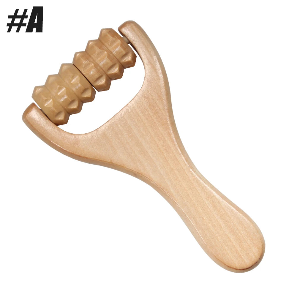 Natural Wood Massage Roller for Full Body Relief - Smarsty