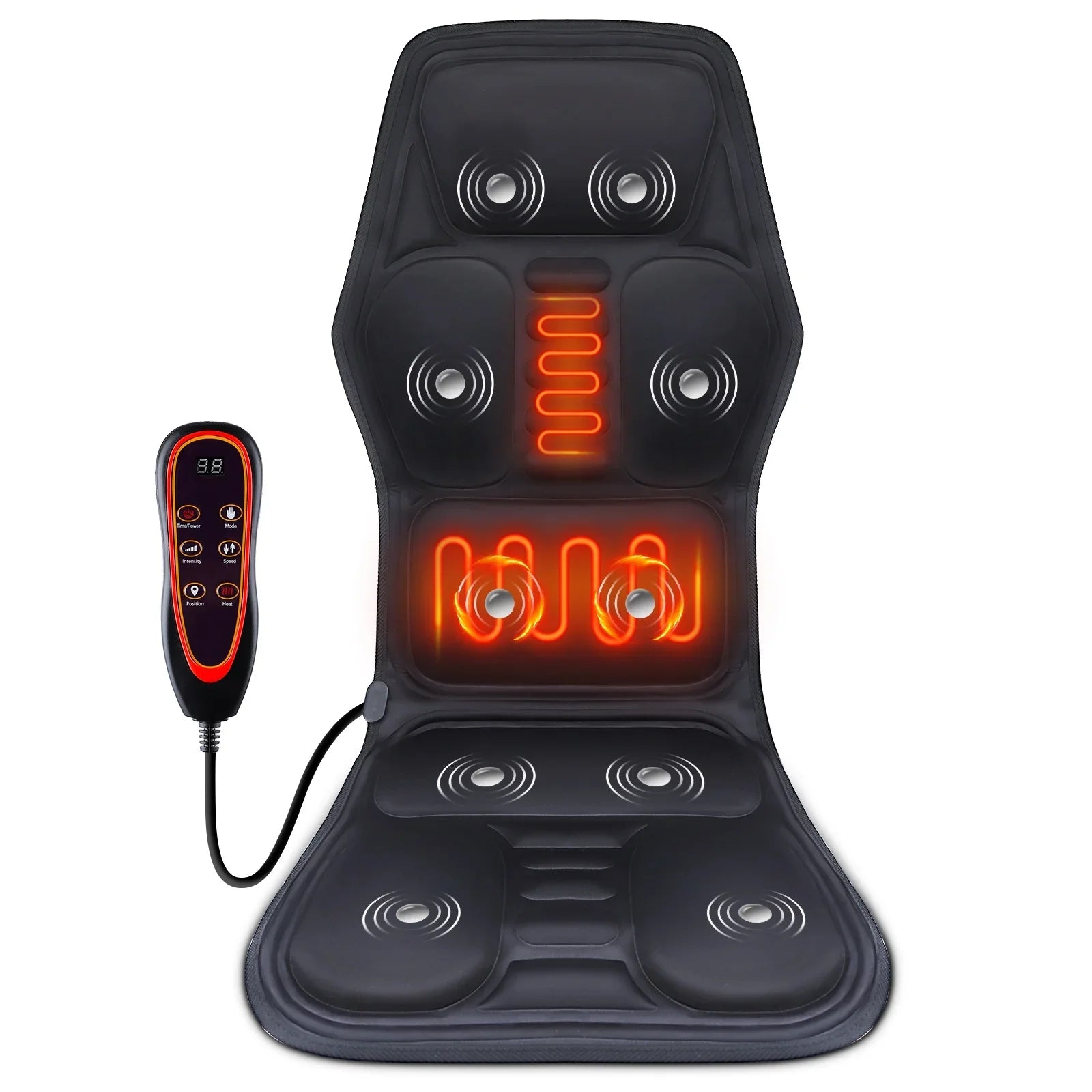 Infrared Electric Back Massager Cushion for Ultimate Relaxation - Smarsty