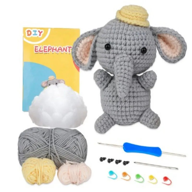 KRABALL Crochet Animal Kit For Beginners With Video Tutorial - Smarsty
