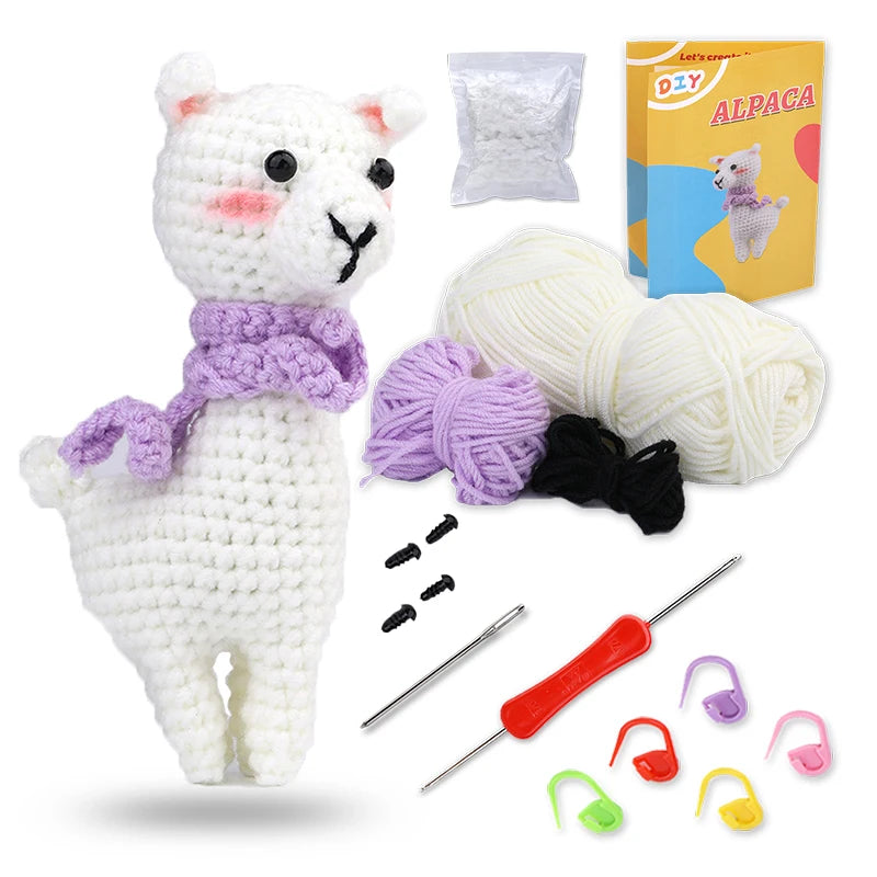 KRABALL Crochet Animal Kit For Beginners With Video Tutorial - Smarsty