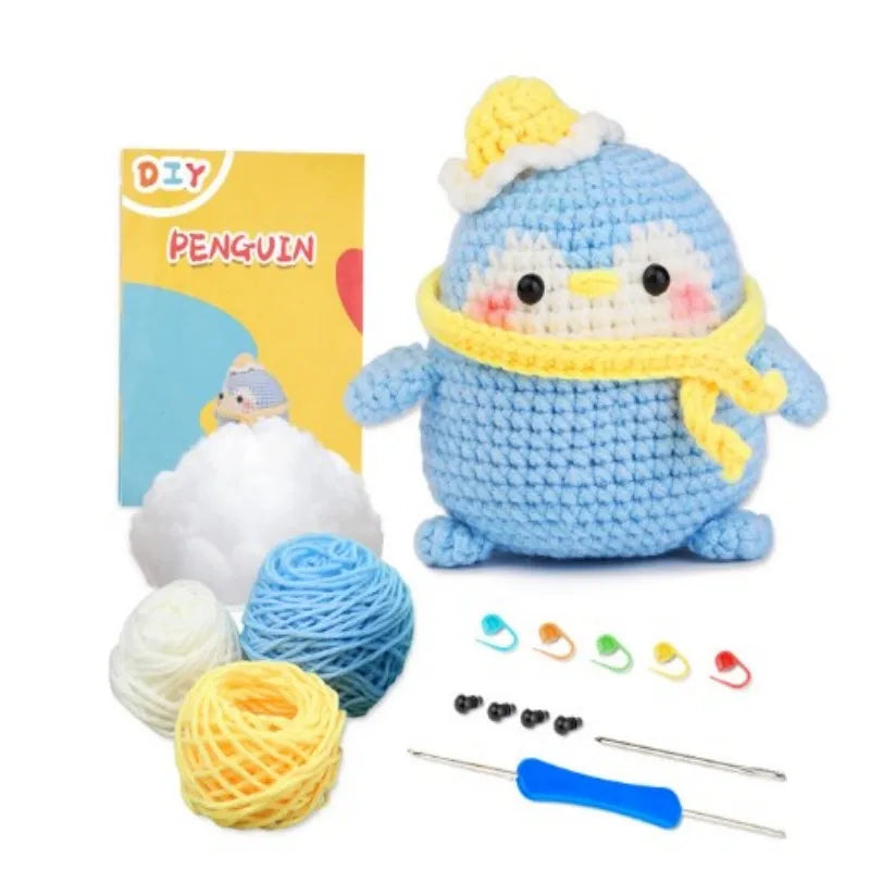 KRABALL Crochet Animal Kit For Beginners With Video Tutorial - Smarsty