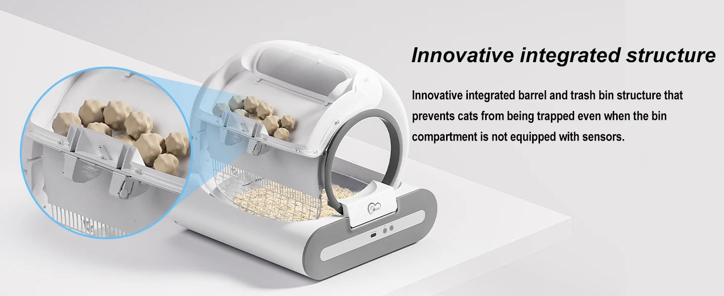 DOEL Automatic Self Cleaning Cat Litter Box with App Control - Smarsty