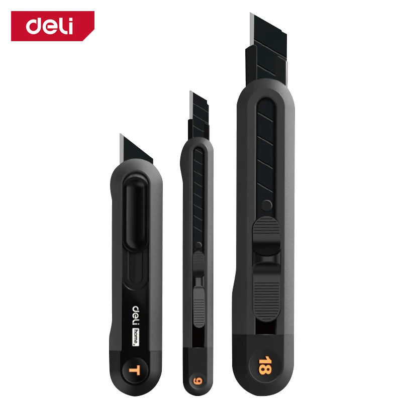 Deli Snap-off Utility Knife for Versatile Cutting Tasks - Smarsty