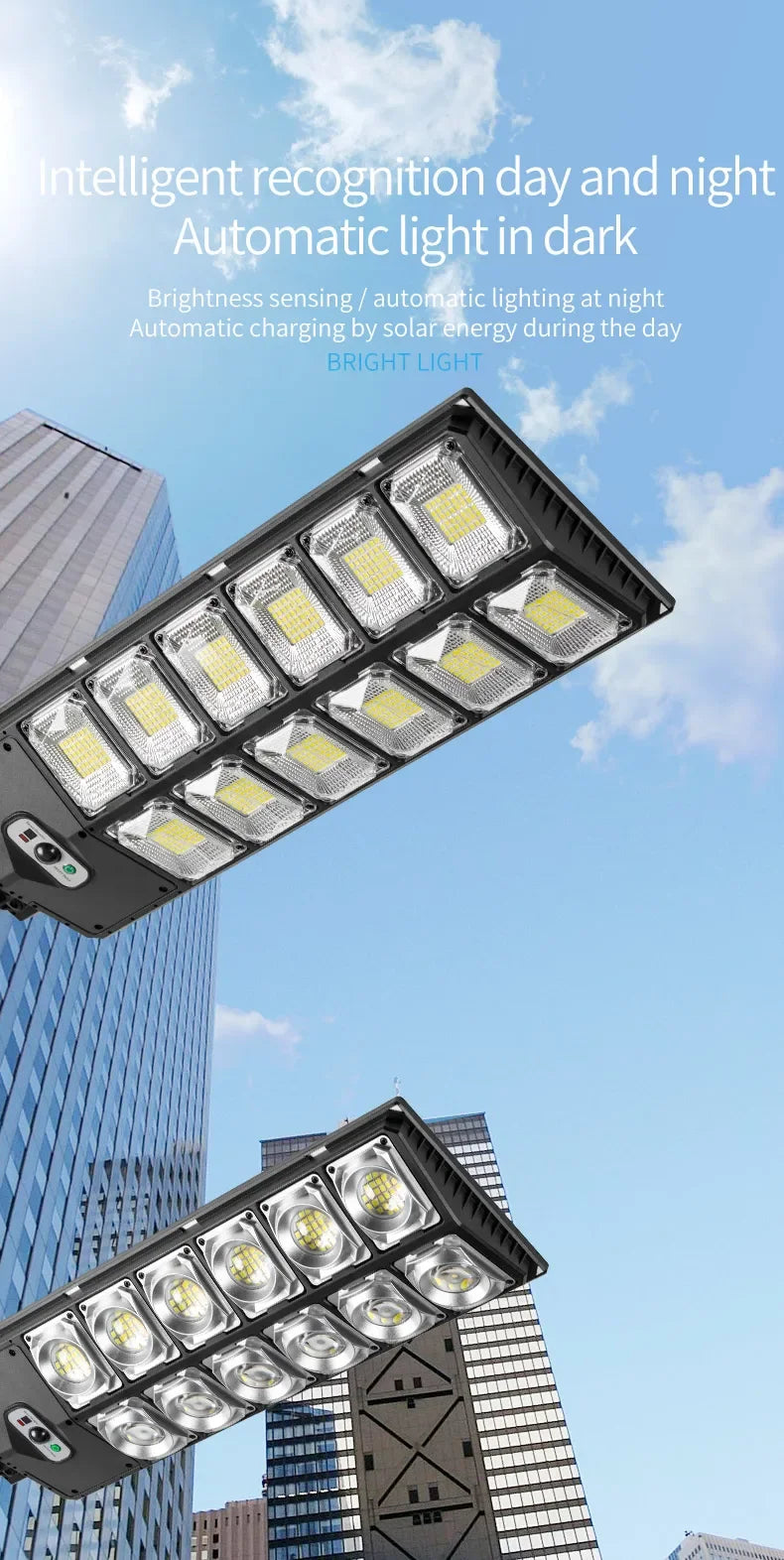 Super Bright Outdoor Solar LED Wall Lights with Motion Sensor - Smarsty